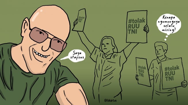 Narasi Deddy Corbuzier dan Stigmatisasi Kritik. (Ilustrasi.Fakartun)