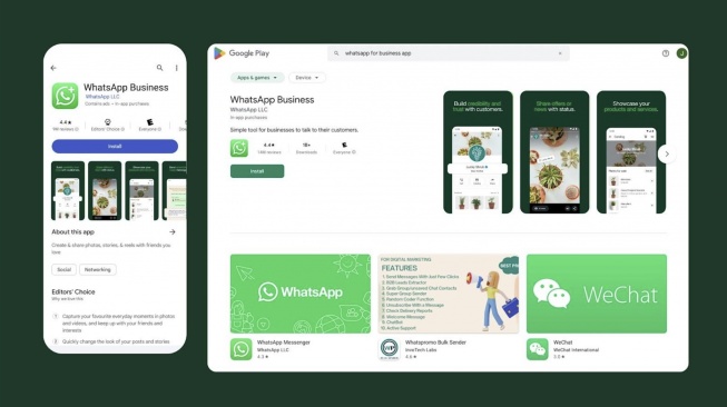 WhatsApp Business Punya Logo Baru, Tampilannya Lebih Profesional