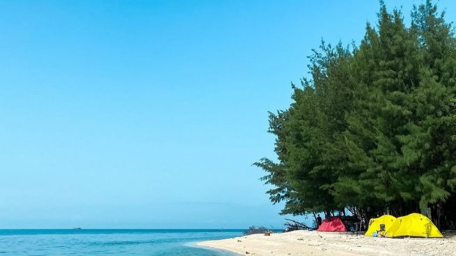 Suasana Pulau Panjang di Jepara, Jawa Tengah. (Instagram)