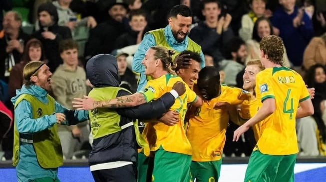 Australia membawa kombinasi pemain muda dan berpengalaman yang bisa jadi ancaman serius untuk Timnas Indonesia dalam laga ketujuh Grup C putaran ketiga Kualifikasi Piala Dunia 2026 zona Asia pada Kamis, 20 Maret 2025. [Dok. IG Socceroos]