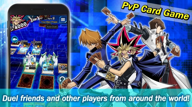 Rekomendasi Game Anime Terbaik di HP Android - Yu-Gi-Oh! Duel Links. [Google Play Store]