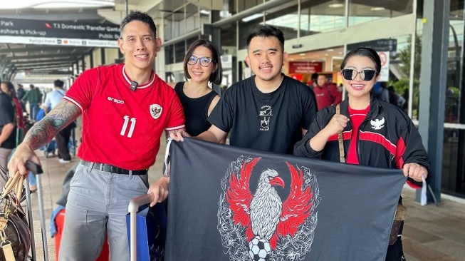 Fitri Carlina kembali dukung timnas Indonesia di Australia (Instagram)