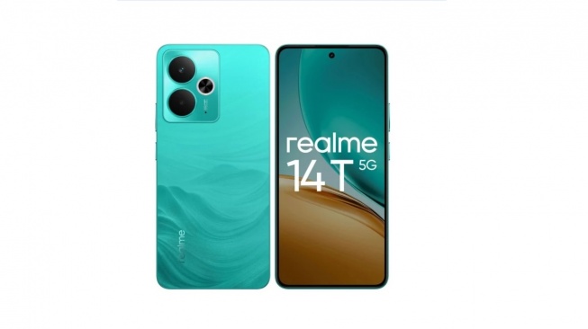 Bocoran render Realme 14T. [Gizmochina]