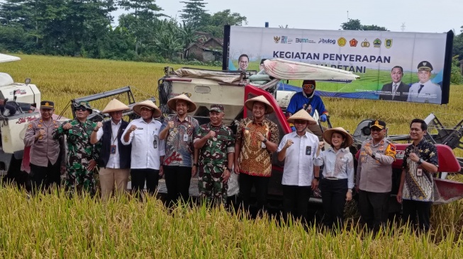 Perum Bulog Libatkan TNI-Polri Awasi Penyerapan Gabah Rp6.500/Kg