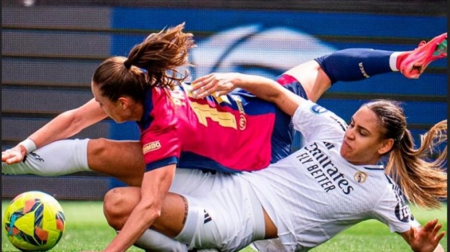 El Clasico Barcelona Femeni vs Real Madrid: Dua Gol Caroline Wier Tumbangkan Blaugranes