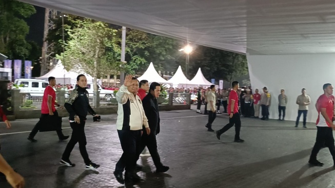 Tak Cuma Mendoakan, Prabowo Tonton Langsung Timnas Indonesia di GBK