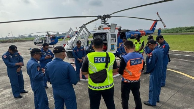 Siaga Arus Mudik, 2 Unit Helikopter Ambulans Disiagakan di Gerbang Tol Kalikangkung