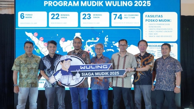 Wuling menghadirkan Tenang Bersama Wuling, program mudik untuk para konsumennya di musim libur Lebaran 2025. [Suara.com/Michele Alessandra Amabelle]