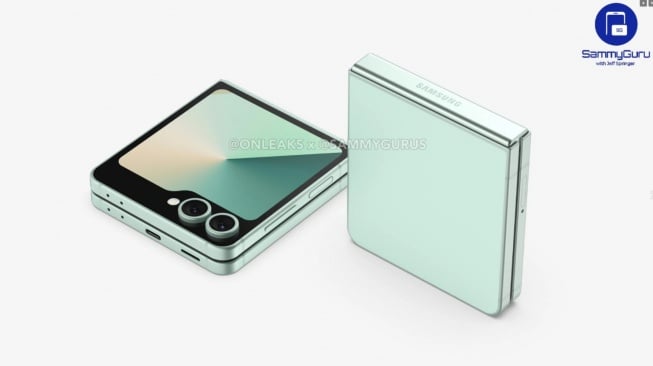 Render Samsung Galaxy Z Flip 7 FE. (Sammy Guru)
