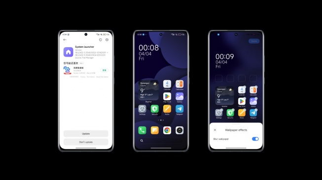 Pembaruan HyperOS 2.2 launcher. [Xiaomi Time]