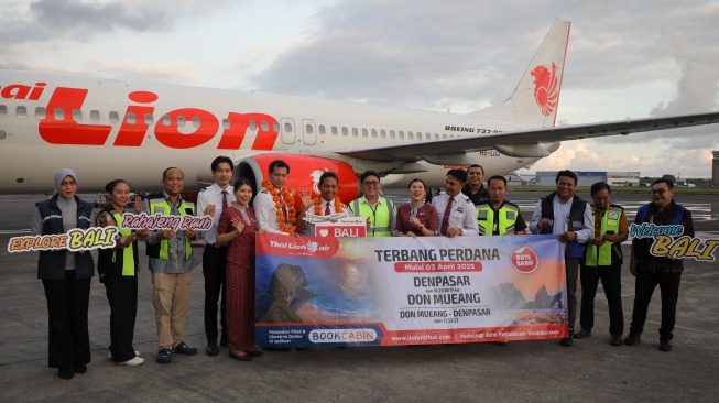 Thai Lion Air Kini Terbang dari Bali ke Bangkok, Jadwalnya 4 Kali Seminggu