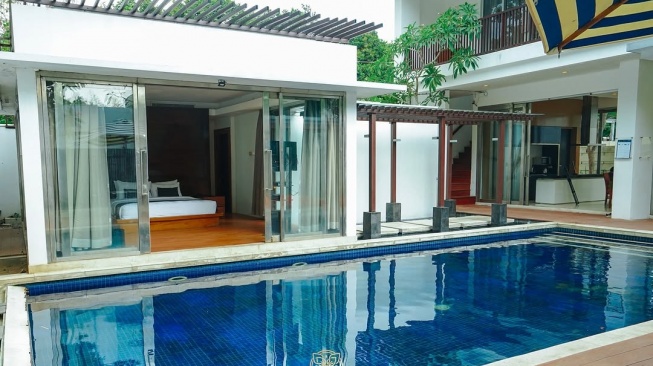 The Kharma Villas sebagai salah satu rekomendasi vila dengan privat pool di Yogyakarta (Instagram/kharmavillas)
