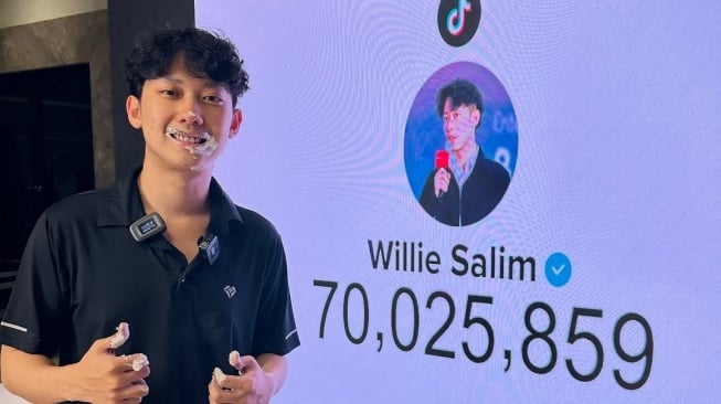 Willie Salim pamer Akun TikTok pribadinya kini sudah punya 70 juta pengikut. [Instagram/willie27_]