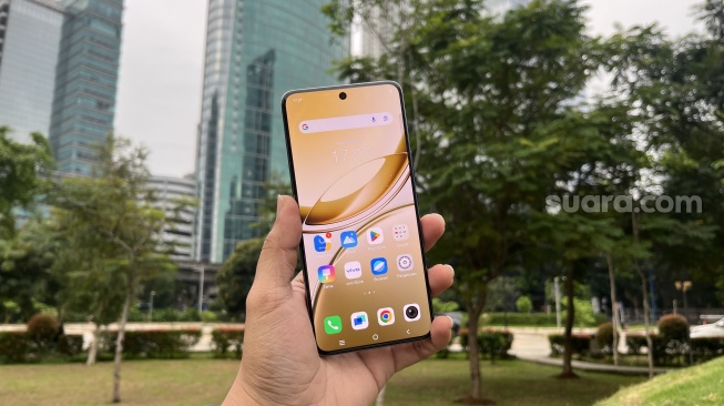 Review Vivo V50 5G. [Suara.com/Dicky Prastya