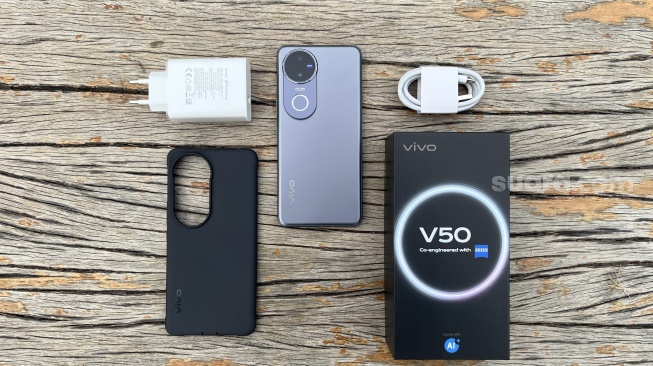 Review Vivo V50 5G. [Suara.com/Dicky Prastya
