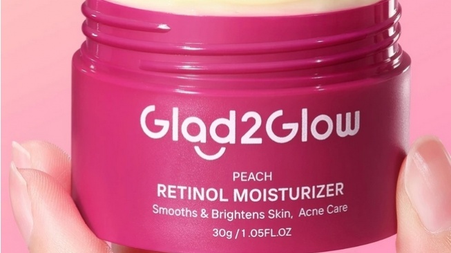Glad2Glow Peach Retinol Moisturizer (Glad2Glow)