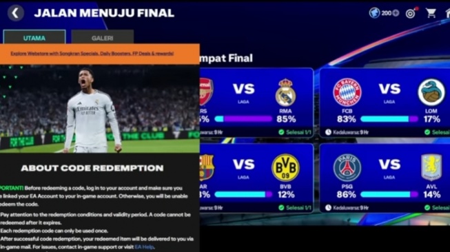 Penukaran Kode Redeem FC Mobile Masih Aktif Hari Ini 16 April 2025, Segera Klaim!