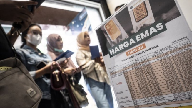 Harga Emas di Pegadaian Melonjak Hari Ini, di Atas Rp2 Juta per Gram