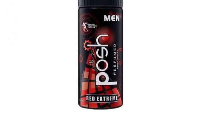 Posh men body spray red extreme