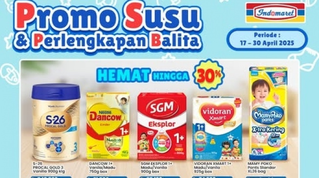 Promo Pampers Indomaret Periode 17-30 April 2025, Harga Popok Bayi Mamy Poko Diskon Gede