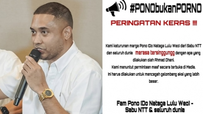 Rayen Pono Mau Laporkan Ahmad Dhani Perkara Pelesetkan Nama (Instagram/@rayenpono)