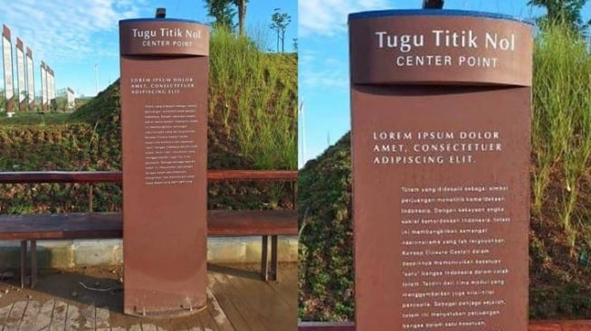 Apa Arti Lorem Ipsum? Tulisan di Tugu Titik Nol IKN Bikin Geger