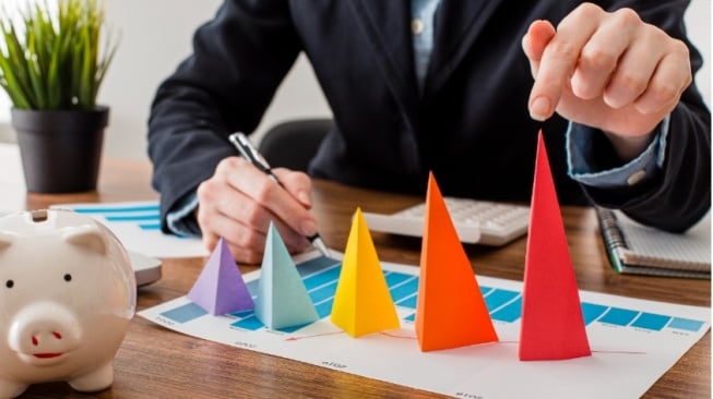 Ilustrasi keuangan.