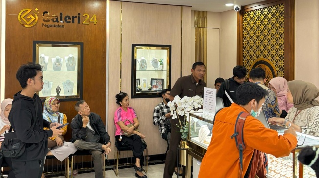 Salah satu gerai penjualan emas terpercaya di Indonesia, Galeri 24, yang merupakan anak usaha PT Pegadaian. (Dok: Pegadaian)