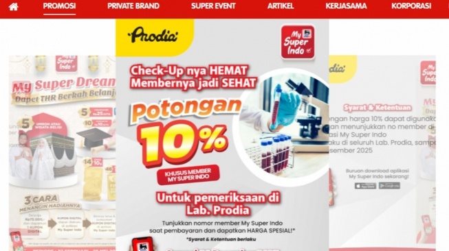 Promo Superindo Khusus Member, Raih Diskon Hingga 10 Persen dan Voucher Spesial!