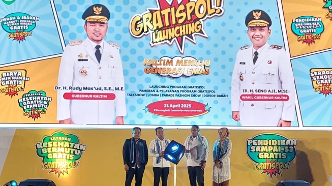 Launching Gratispol Kaltim. [Ist]