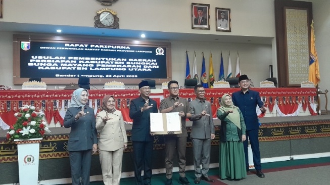 DPRD Lampung Setujui Kabupaten Baru, Sungkai Bunga Mayang Siap Berdiri Sendiri