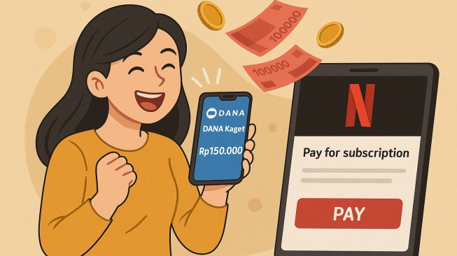 Link DANA Kaget Terbaru 150 Ribu untuk Langganan Netflix, Nonton Drakor Bisa Gratis