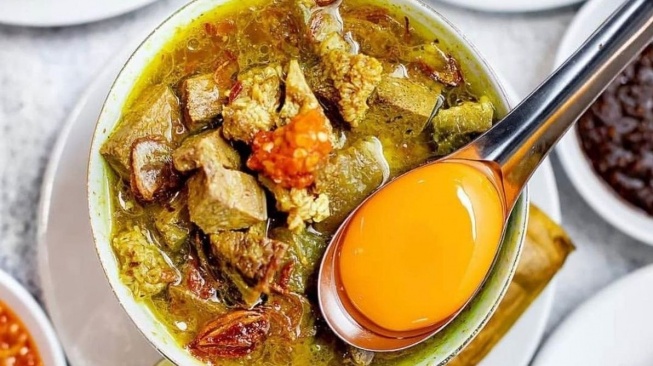 Pallubasa makanan yang cukup dicari wisatawan karena keunikannya. (Twitter)