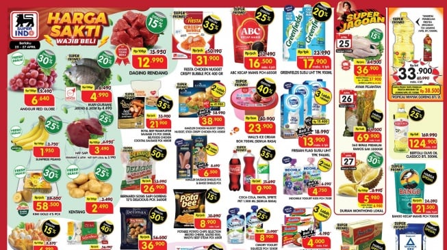 Promo Superindo Weekend 25-27 April 2025, Daging Sapi dan Ayam Diskon Gede!