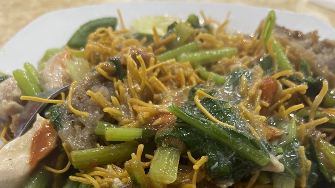 Mie Titi juga menjadi pilihan masyarakat untuk menikmati kuliner di Makassar. (Twitter)