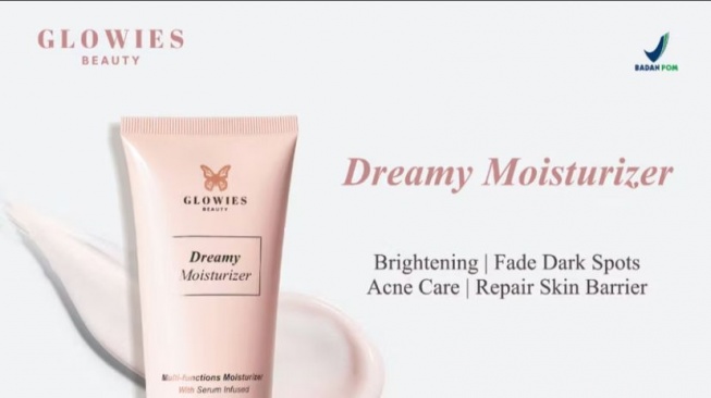 GLOWIES Beauty Dreamy Moisturizer (Shopee/GLOWIES BEAUTY Official Shop)
