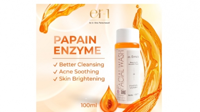 er-1 papain enzyme facial wash. [katalog]