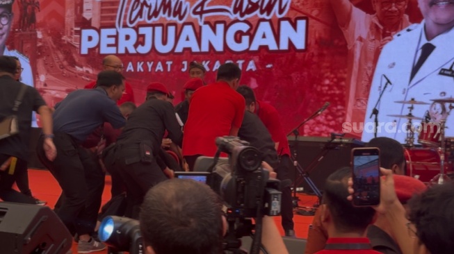 Kabar Duka! Anggota DPRD DKI Brando Susanto Meninggal Saat Sambutan di Acara Halal Bihalal PDIP. (Suara.com/Faqih)