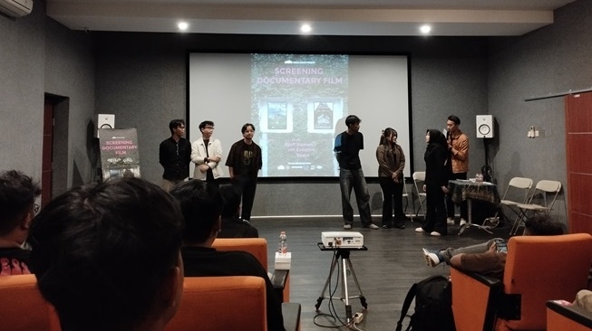 Screening film dokumenter karya Mahasiswa Amikom Yogyakarta (Suara.com/Rosiana)