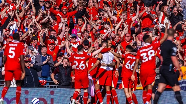 Babak I Unggul 3-1, Liverpool Diambang Juara Liga Inggris ke-20 [Instagram Liverpool]