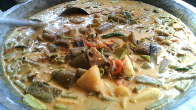 Makanan khas Aceh lainnya adalah, Kuah Pliek U yang memfermentasi kelapa tua. (Twitter)
