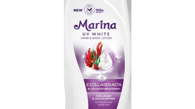 Marina UV White E Collagen Asta Body Lotion. [Sahabat Marina]