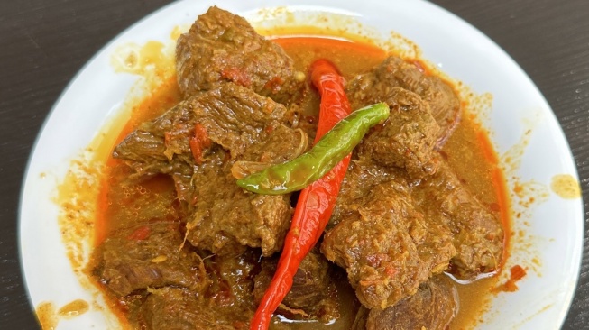 Sie Reuboh makanan khas Aceh yang memberikan sensasi beda menyantap daging kambing. (Twitter)