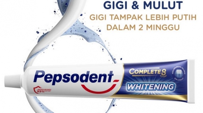 Pepsodent Complete 8 Plus Whitening. [Instagram]