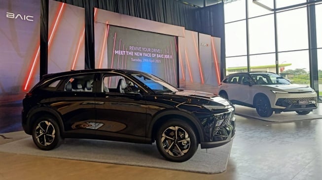 BAIC Indonesia mengumumkan peluncuran BAIC X55 II Facelift dengan harga baru yang lebih kompetitif serta sejumlah perubahan baru untuk pasar Indonesia. (Foto: BAIC)