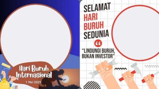40 Twibbon Selamat Hari Buruh 2025 yang Bisa Dijadikan Foto Profil Medsos