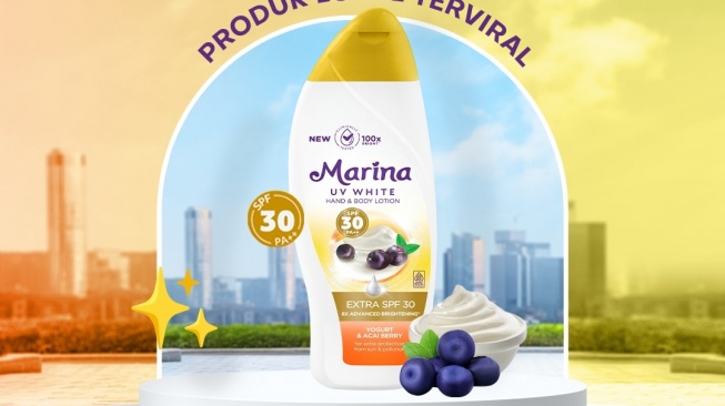Marina UV White Hand & Body Lotion Extra SPF 30. [Instagram/@sahabatmarina]