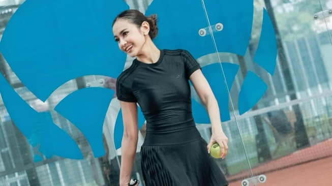 Rizky Febian ajak Mahalini bermain olahraga padel (Instagram)