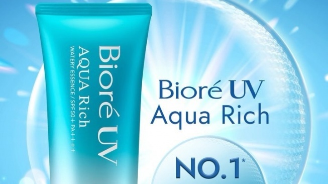 Biore UV Aqua Rich Watery Essence SPF 50+ PA++++ (Instagram/@id.biore)