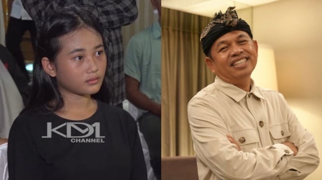 Aura Cinta dengan Dedi Mulyadi (Instagram)